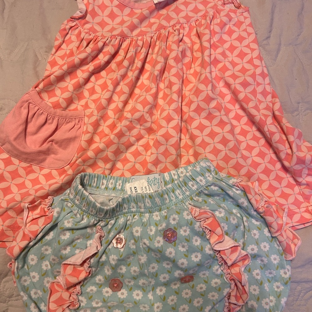 Serendipity Stylish Pink and Blue Kids Diaper Cover Set